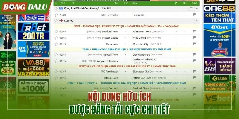 Nội dung hữu ích được đăng tải cực chi tiết