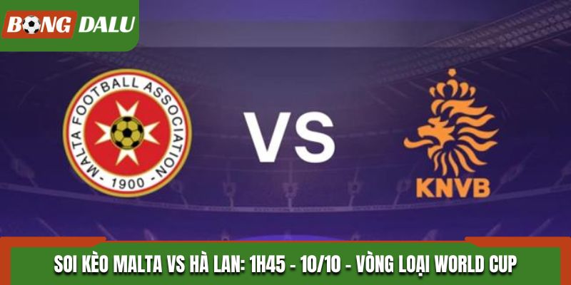 Soi Kèo Malta vs Hà Lan: 1h45 - 10/10 - Vòng Loại World Cup